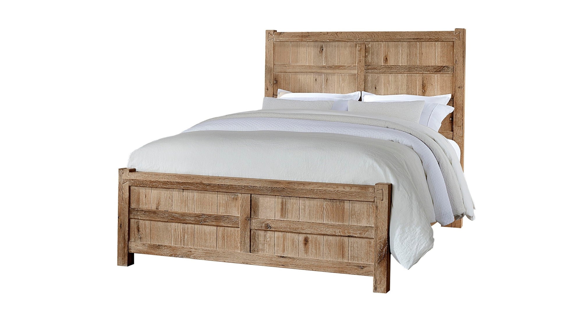 Dovetail - Board &amp; Batten Bed - Sun Bleached White