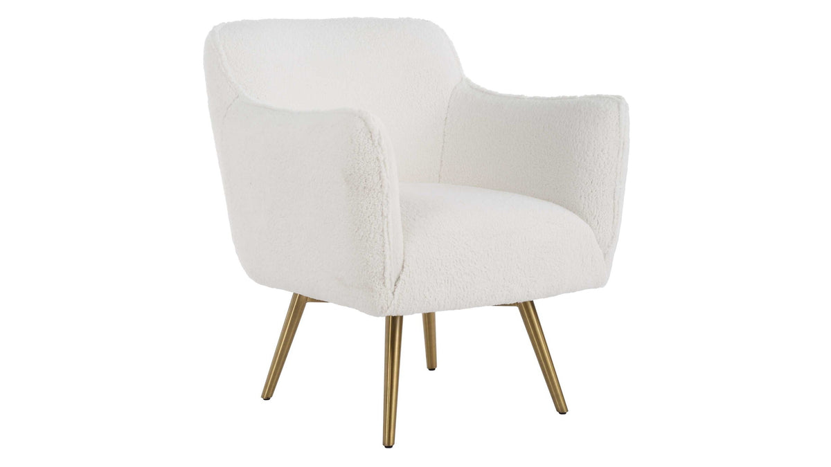 Oasis - White Swivel Chair