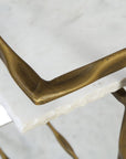 Vivian - Bar Cart - White / Gold