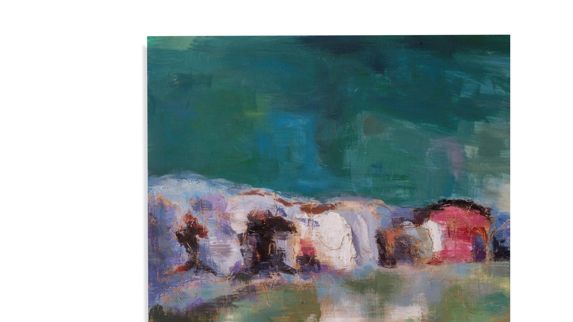 Fields Of Green Canvas Art - Green