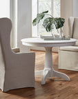 Highback Linen Host Chair Set of 2 - Gray