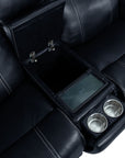 Glenwood - Power Console Loveseat-Recliner With Power And Power Headrest And Lumbar Layflat