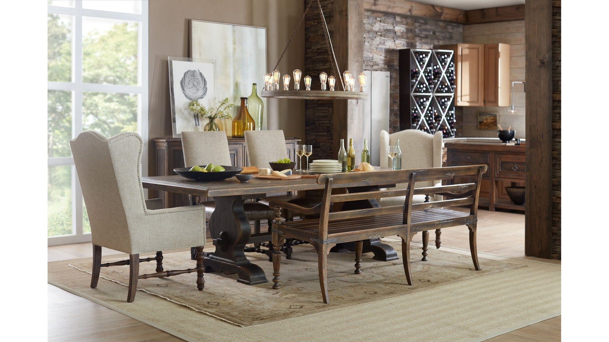 Hill Country - Helotes Dining Bench