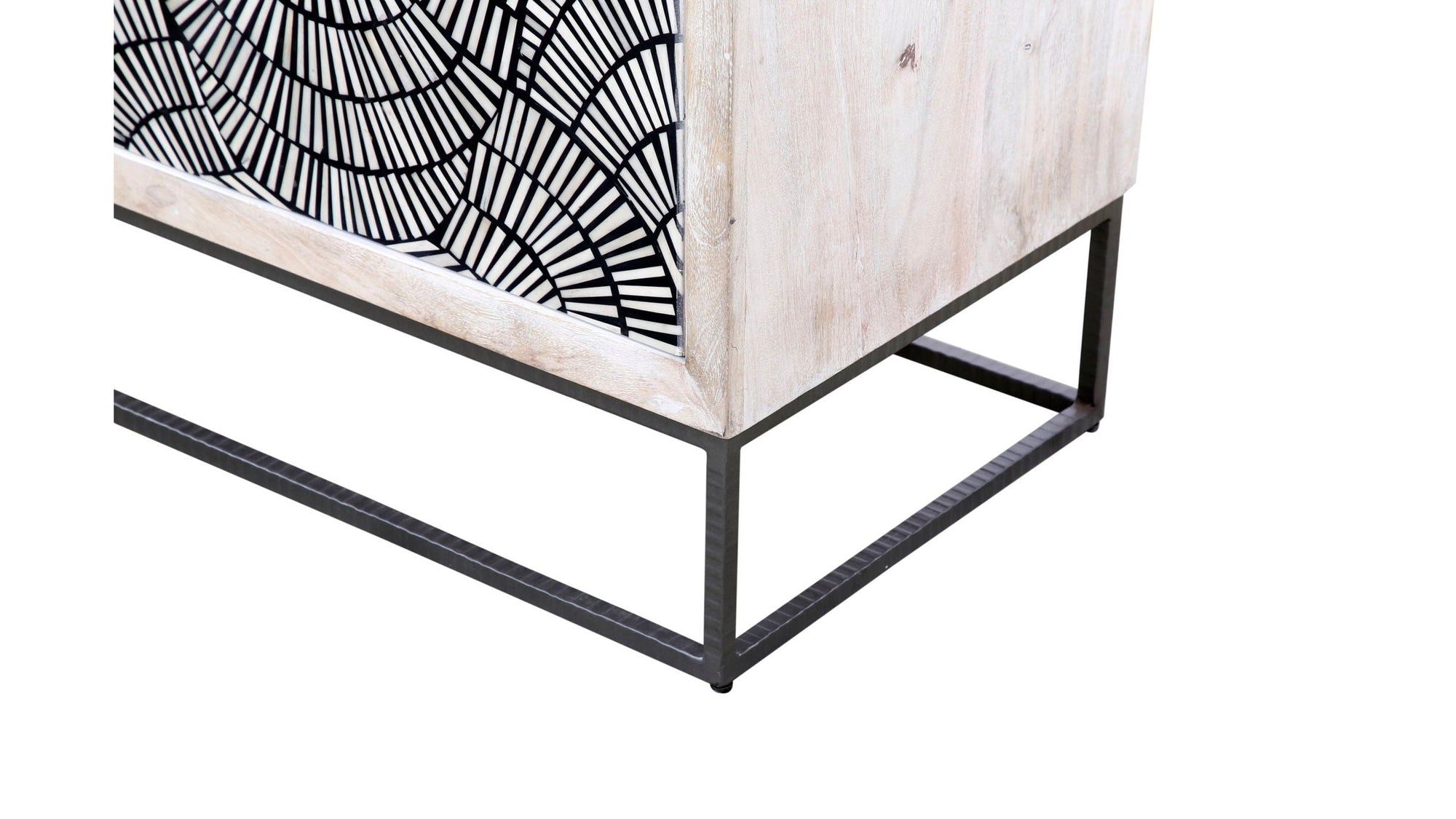 Magnolia - Bar Cabinet - Contrast Bone / White Wash Mango