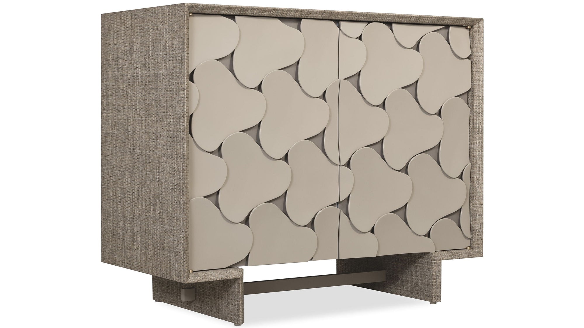 Melange - Pinwheel Hall Chest - Gray