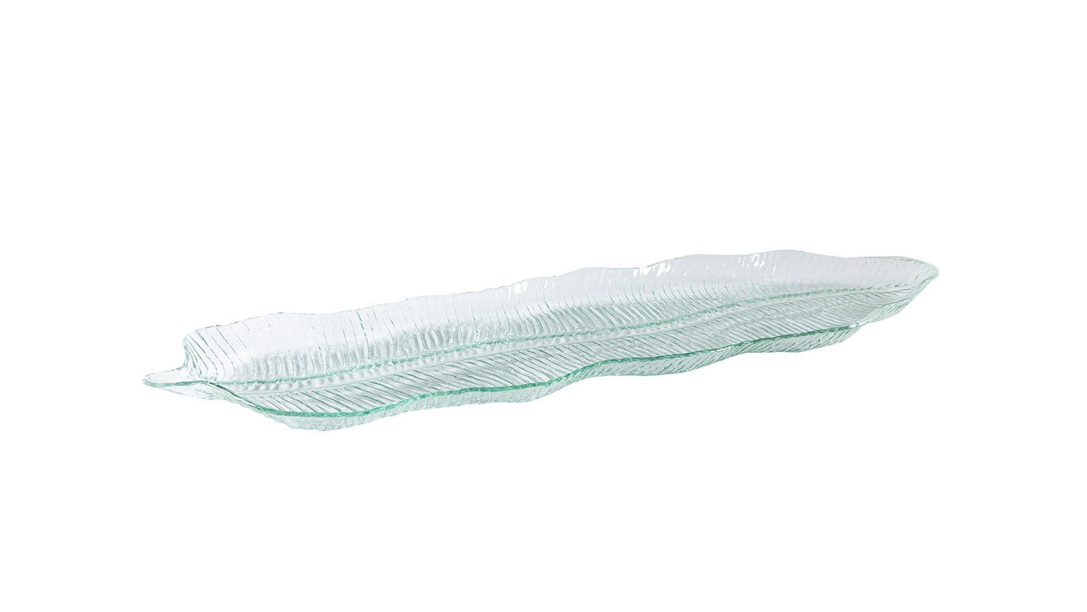 Glass Platter - Pearl Silver