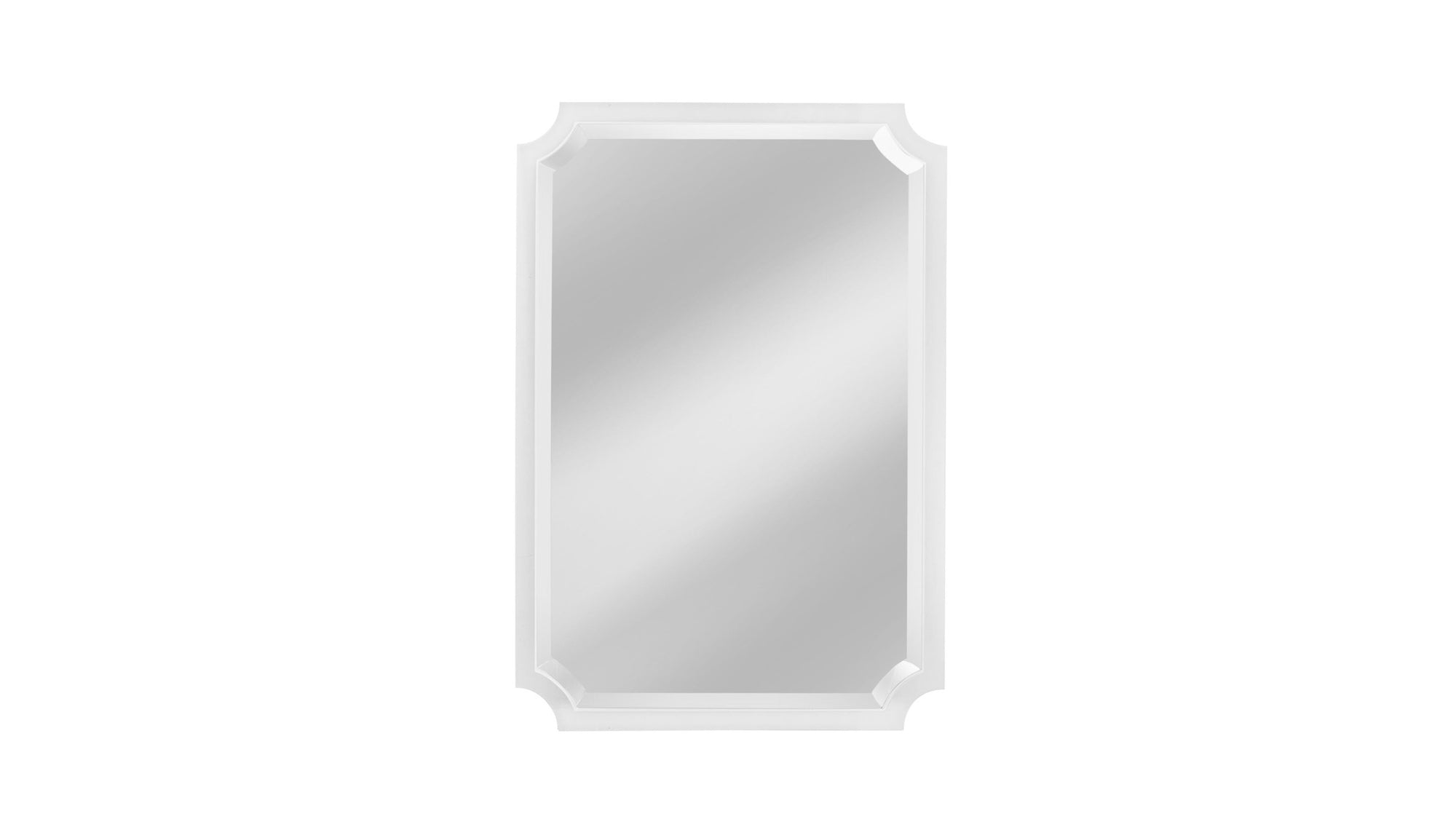 Rita - Wall Mirror - White