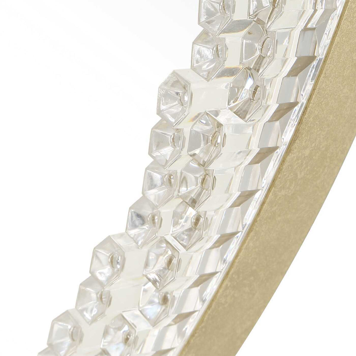 Break The Ice - Round Mirror - Gold