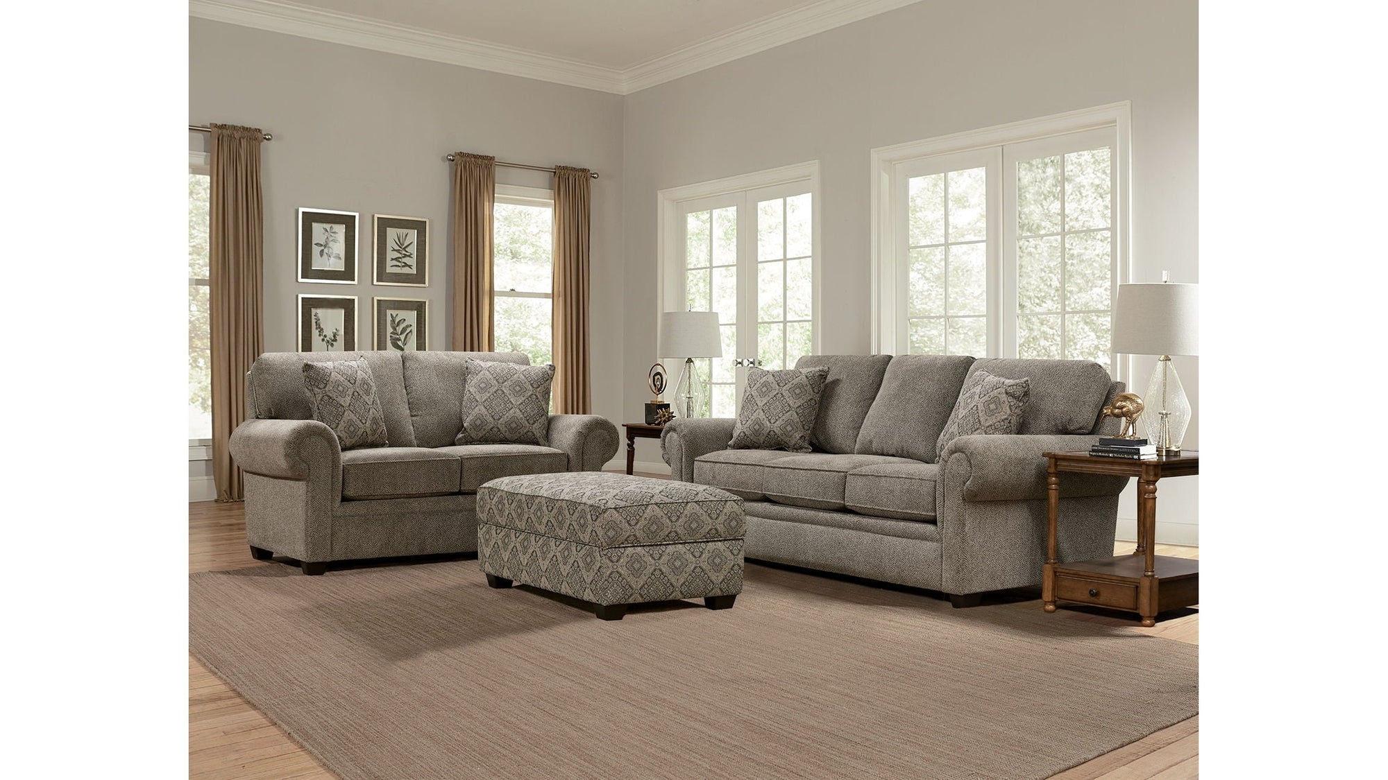 Brett - Fabric Loveseat