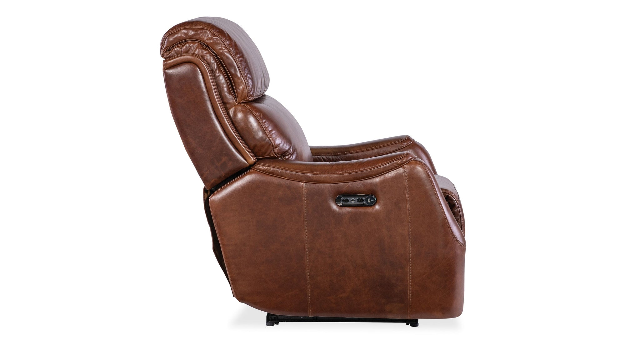 MS - Harlan Zero Gravity Power Recliner With Power Headrest - Dark Brown