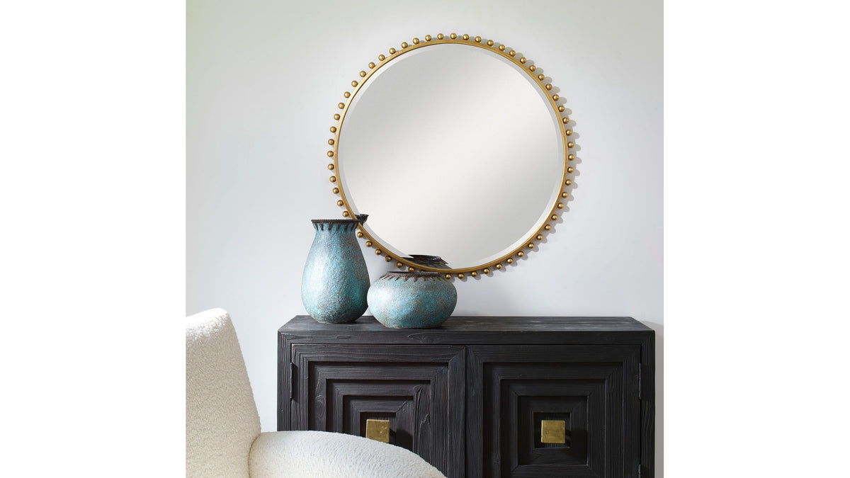 Taza - Round Iron Mirror
