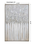 Strength In Numbers - Abstract Art - Beige