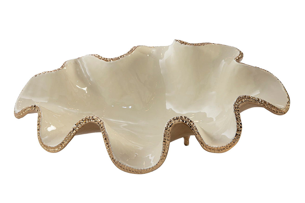 Roff - Champagne Bowl Set - Beige / Gold