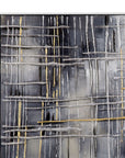 Logistics Canvas Art - Dark Gray