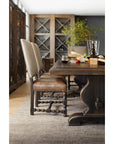 Hill Country - Bandera 86" Table With 2-18" Leaves - Dark Brown