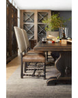 Hill Country - Comfort Upholstered Side Chair Set of 2 - Light Brown / Dark Brown