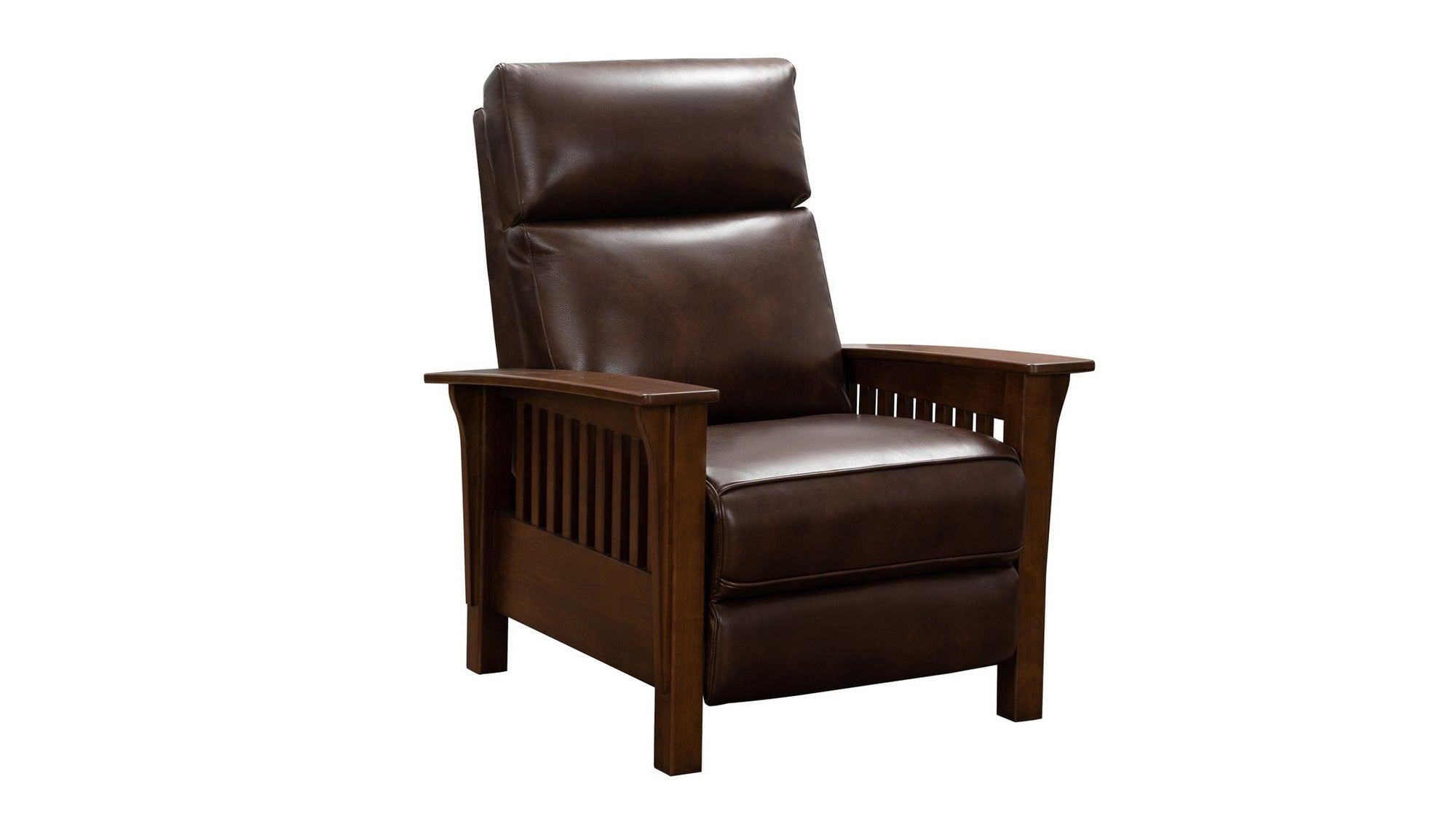 Artisan - Power Recliner-With Power Headrest - Dark Brown