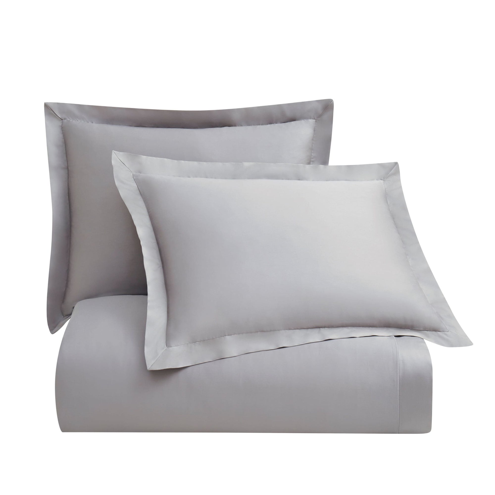 Lyocell - Queen Eucalyptus Duvet Cover Set (Set of 3) - Gray