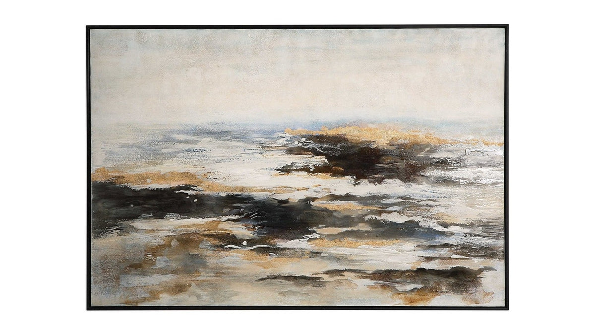 Aftermath - Abstract Art - Light Brown