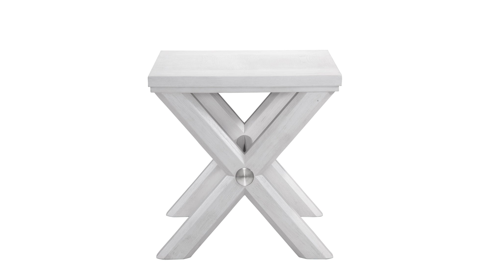 Nadine - End Table - White