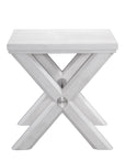 Nadine - End Table - White