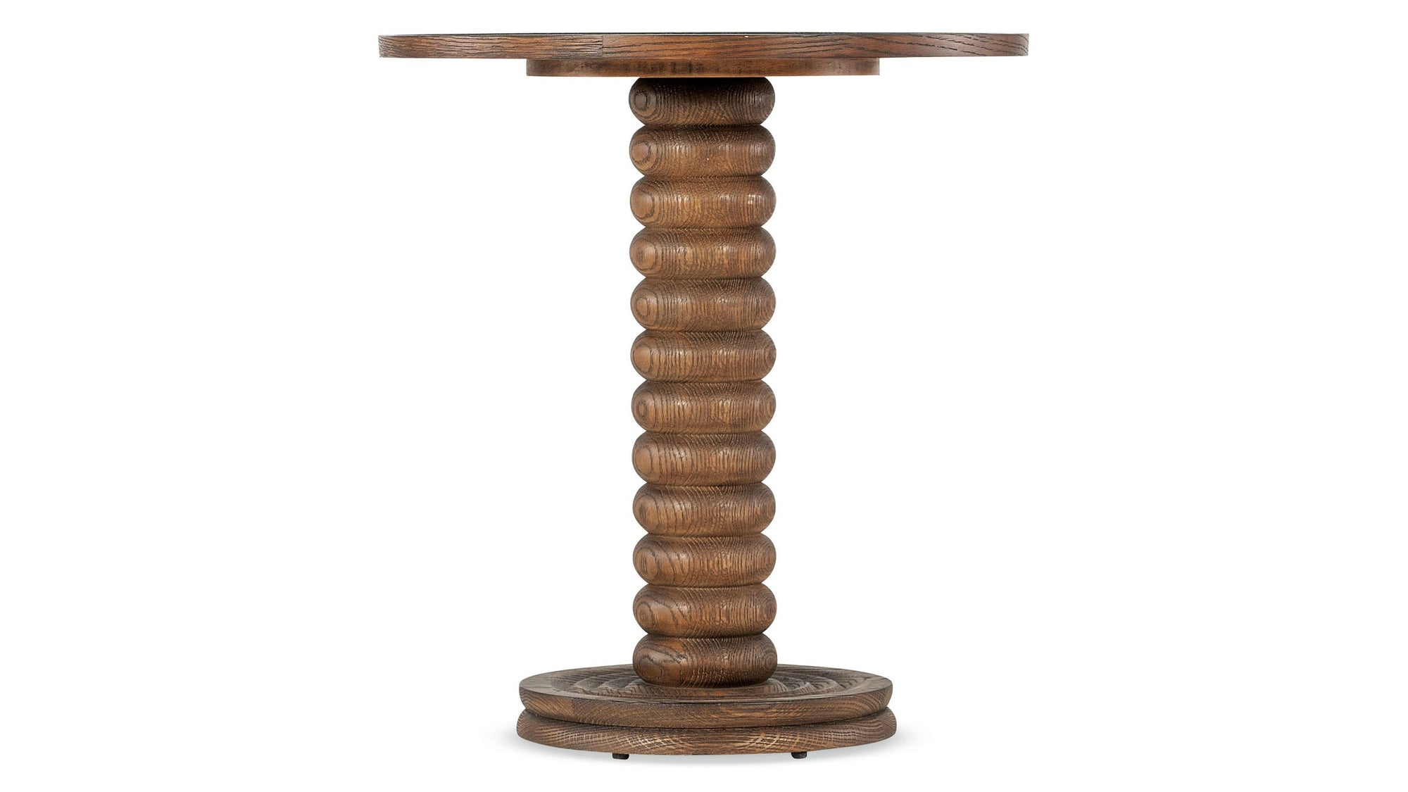 Commerce And Market - Spindle Accent Table - Dark Brown