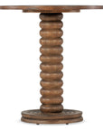 Commerce And Market - Spindle Accent Table - Dark Brown