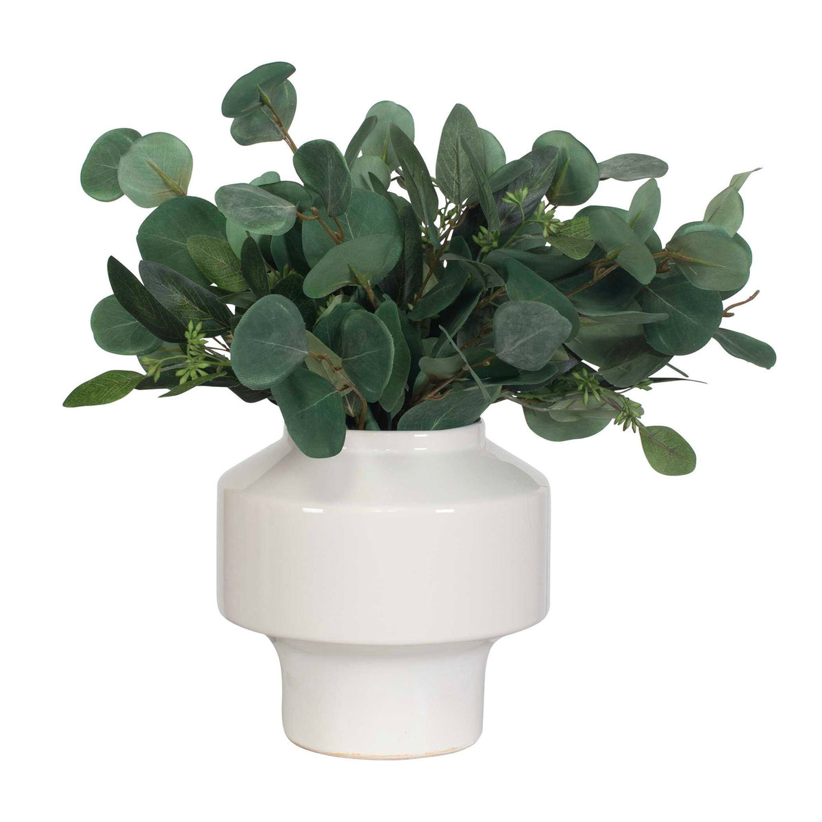 Essence Eucalyptus - Accent &amp; Vase - Green / White