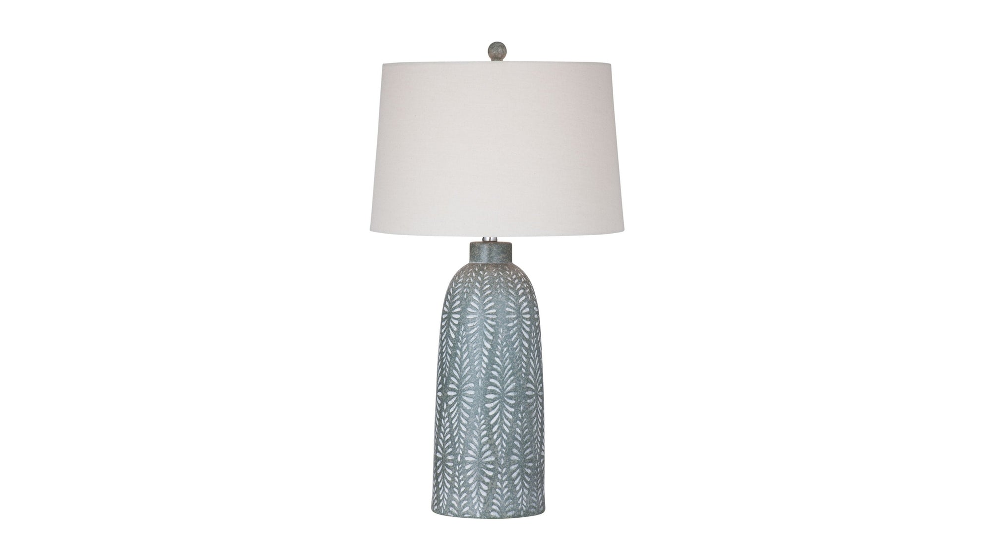 Windham - Table Lamp - Green / Cream