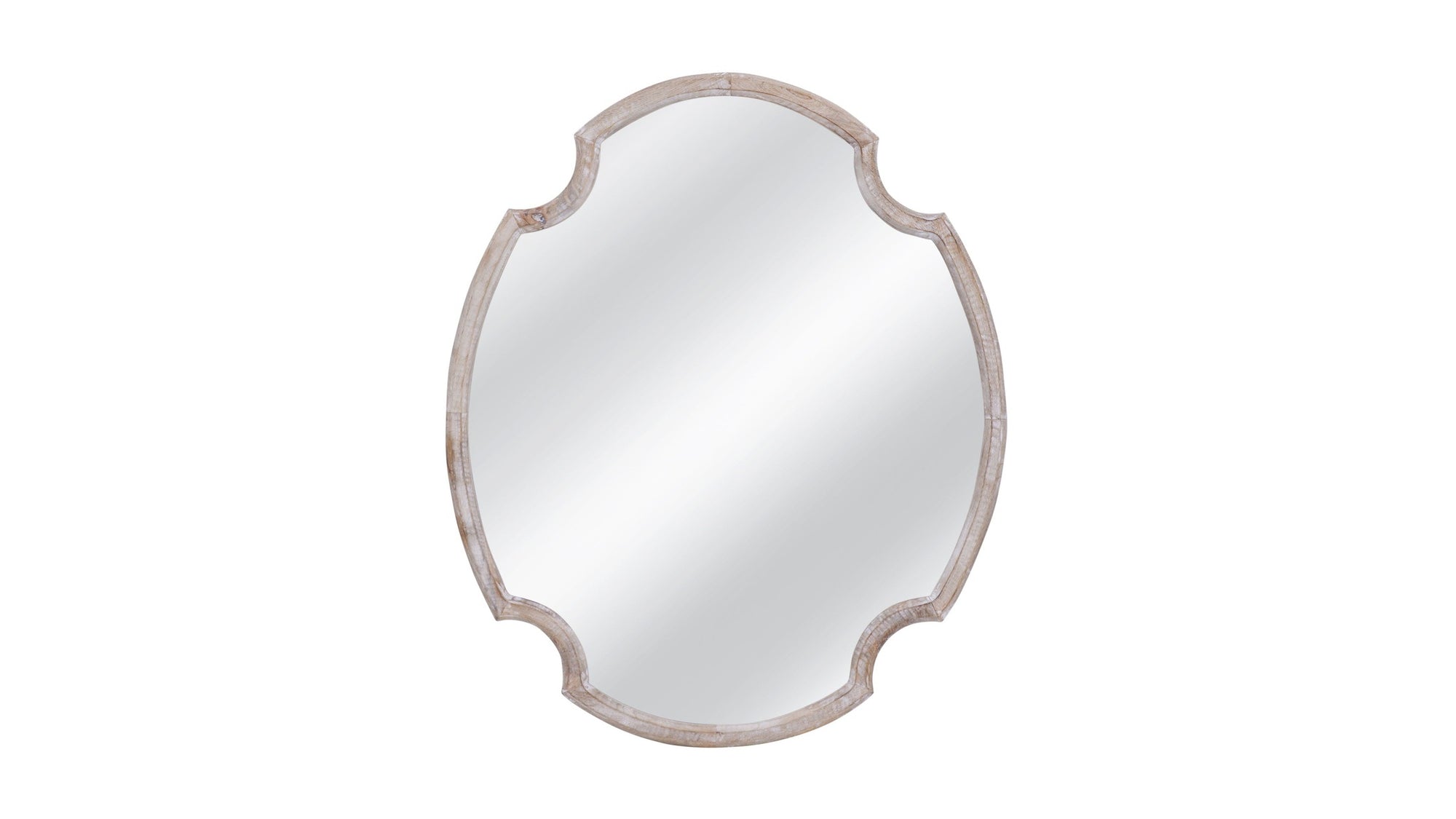 Fairvale - Wall Mirror - White Wash