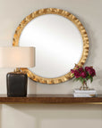 Haya - Round Mirror - Gold