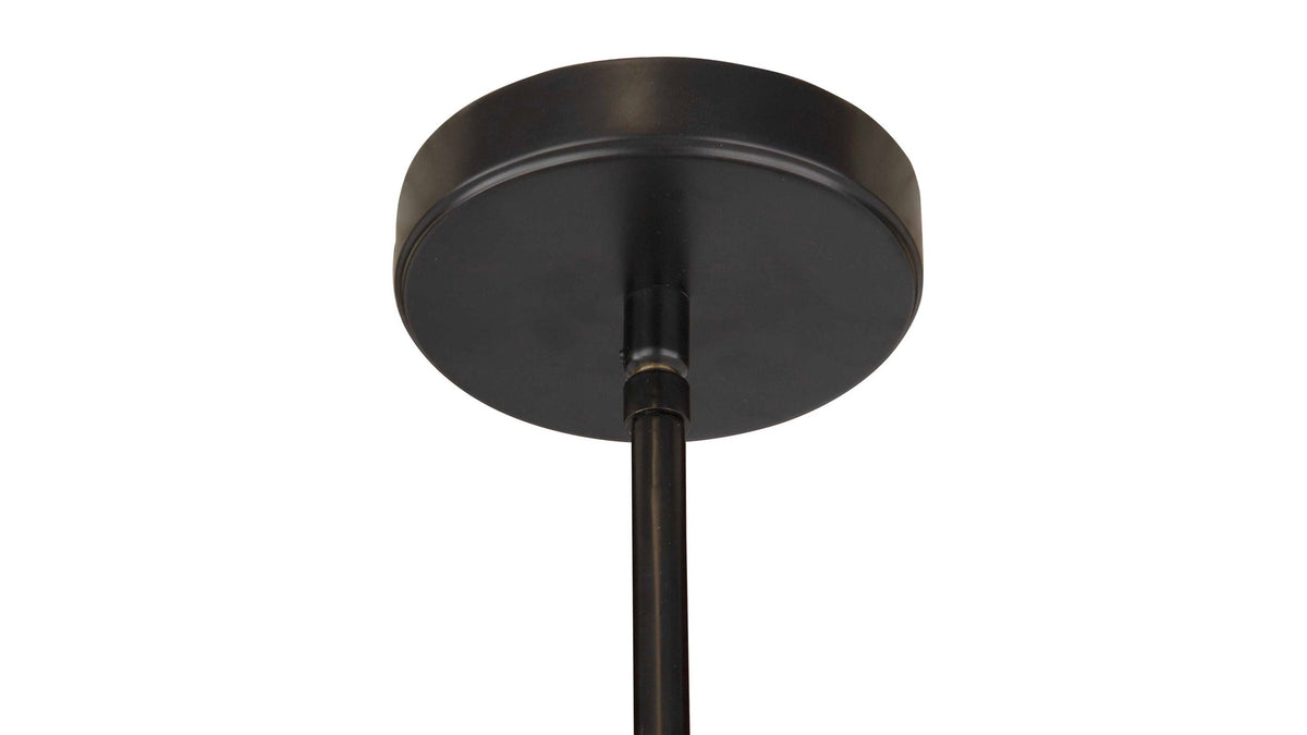 Apollo - 1 Light Mini Pendant - Black / Gold