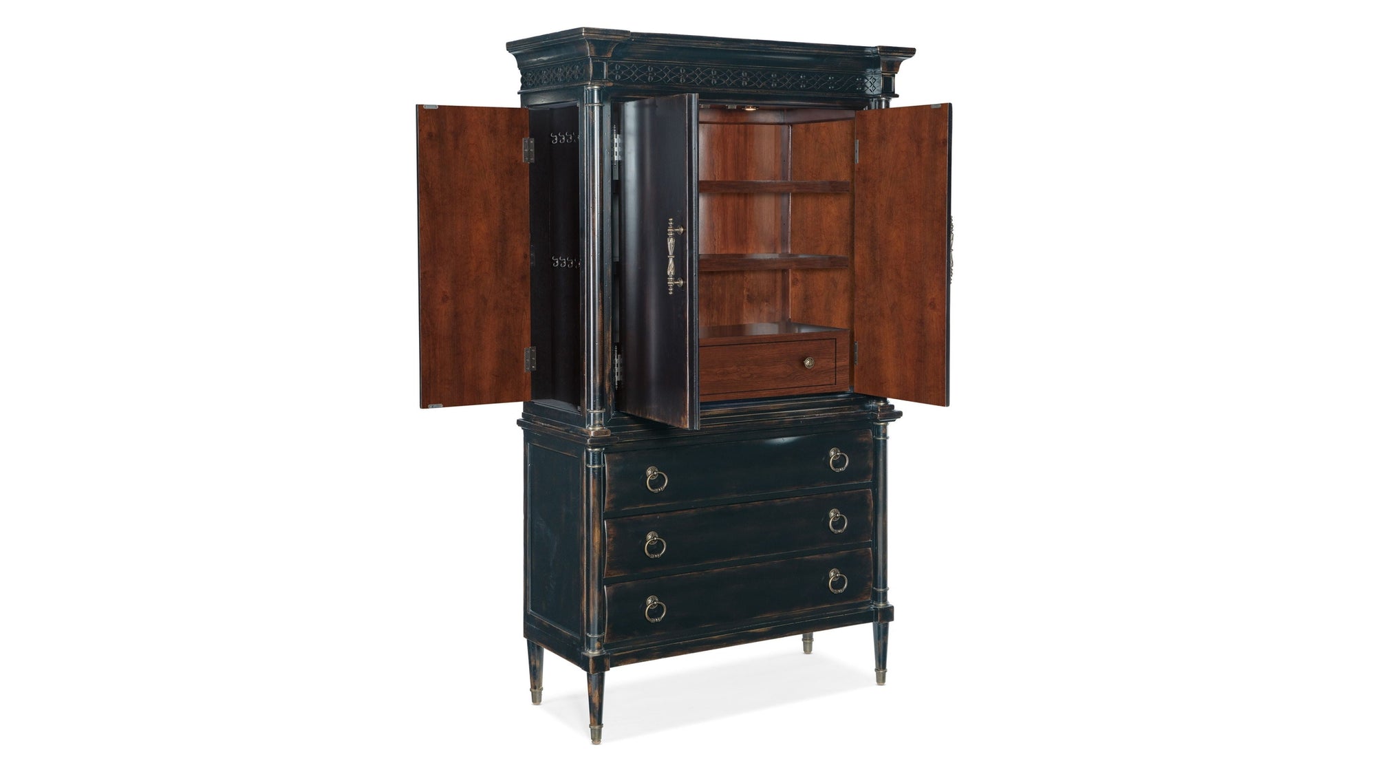Charleston - Jewelry Armoire - Black