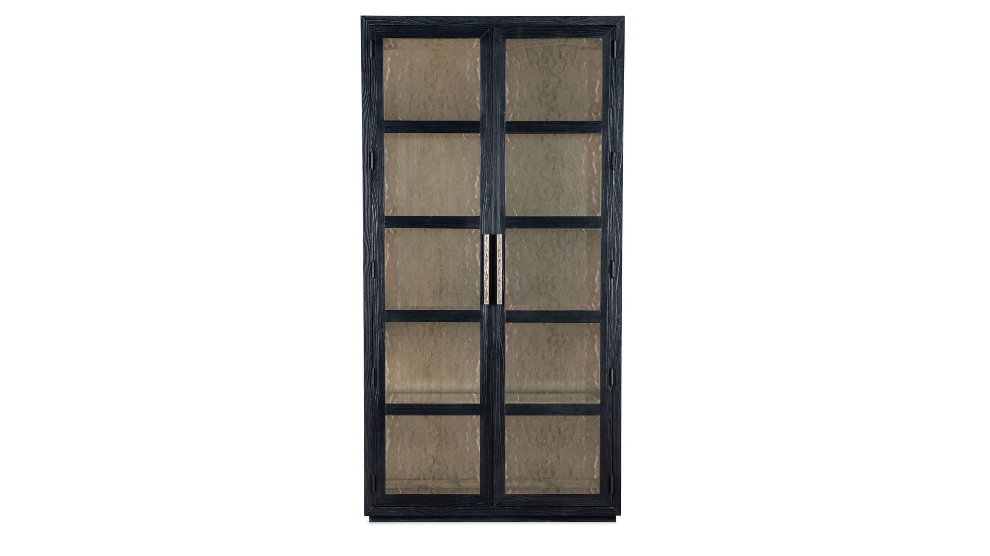 Linville Falls - Shou Sugi Ban Curio Cabinet - Black