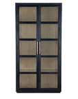 Linville Falls - Shou Sugi Ban Curio Cabinet - Black