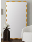 Freya - Floor Mirror - Antique Gold Leaf