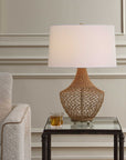 Samori - Rattan Table Lamp - Woodtone