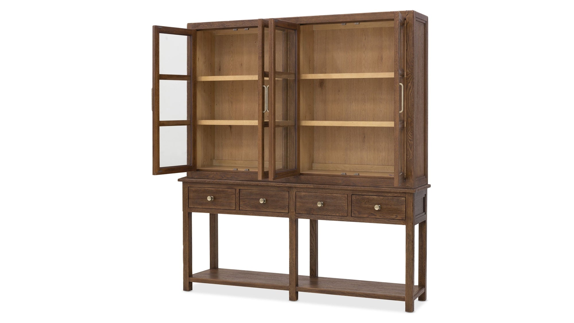Driftwood - Display Sideboard - Worn Saddle