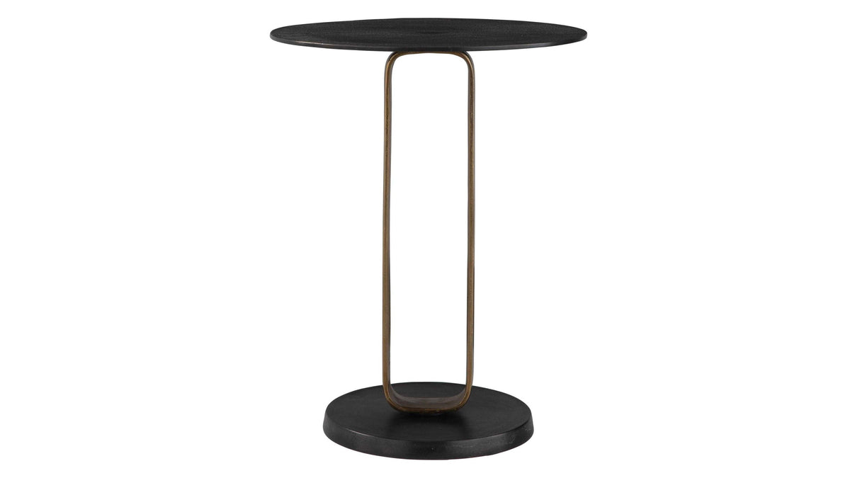 Aperture - Accent Table - Brass