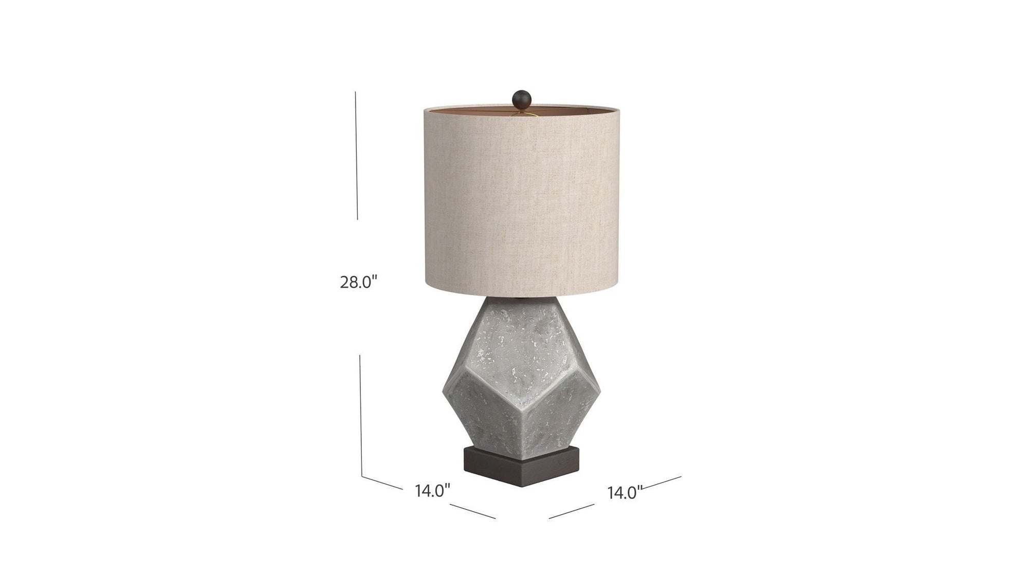 Wallace - Table Lamp - Gray