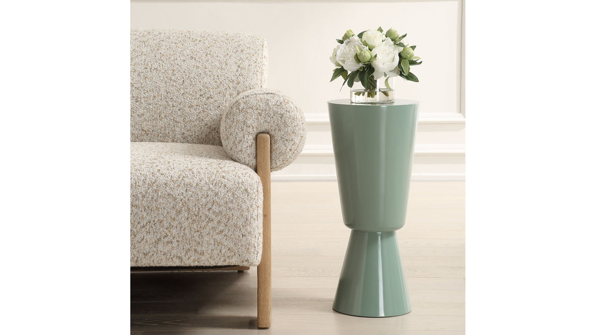 Sabetha - High Gloss Drink Table - Green