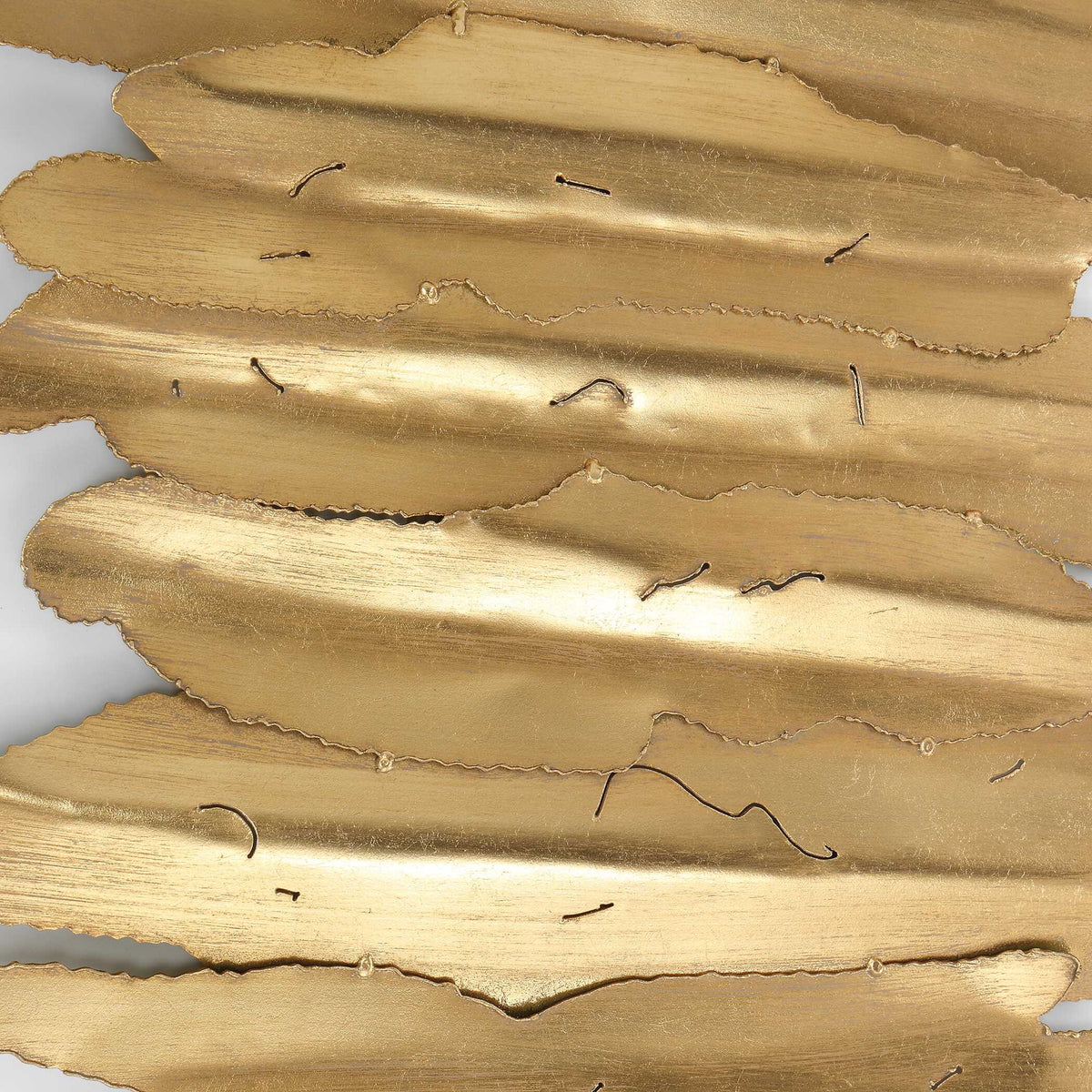 Lev - Metal Wall Decor - White &amp; Gold