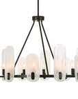 Ellipse - 10 Light Chandelier - Dark Bronze