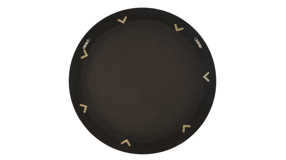 Frontier - Round Wood Mirror - Woodtone