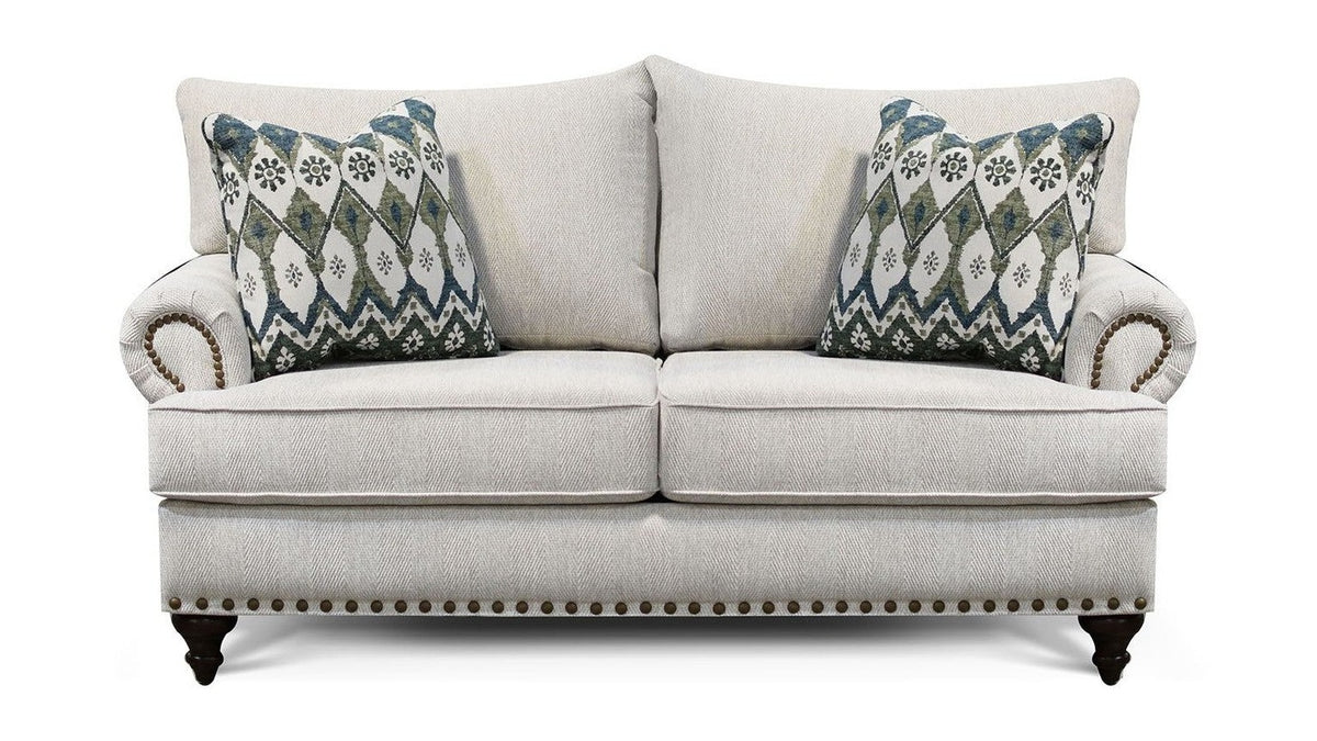 Rosalie - Loveseat With Nails