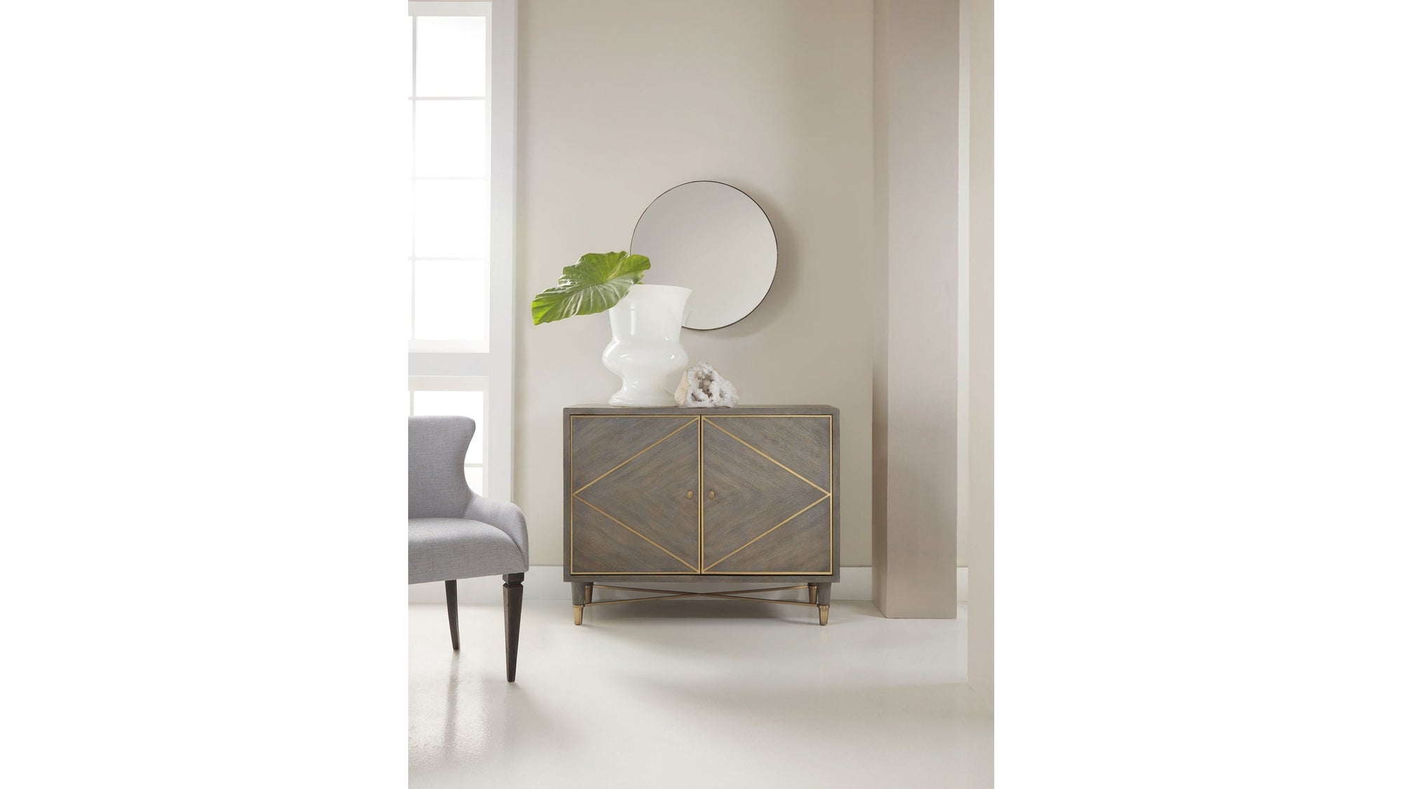 Melange - Breck Chest - Dark Gray