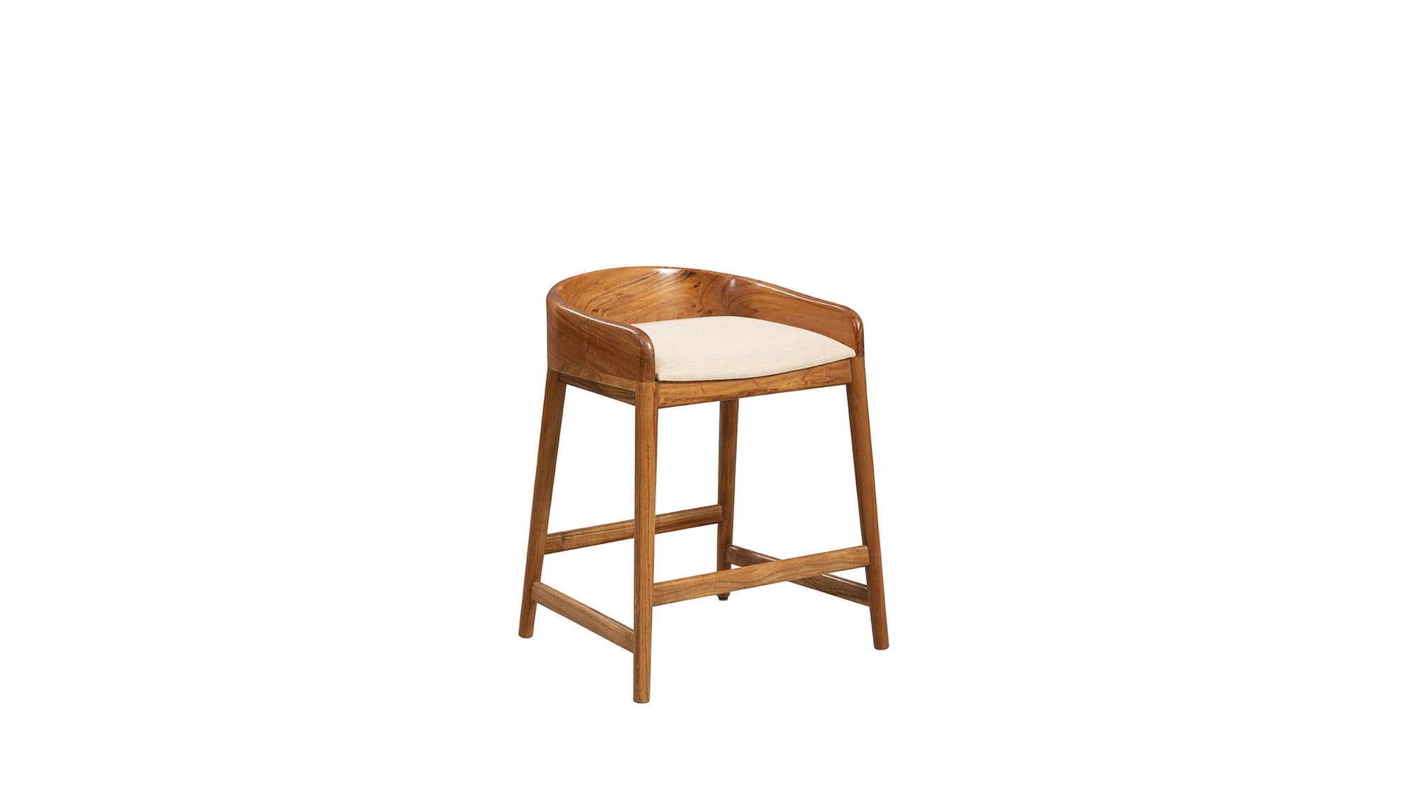 Saddle - Counter Stool - Light Brown