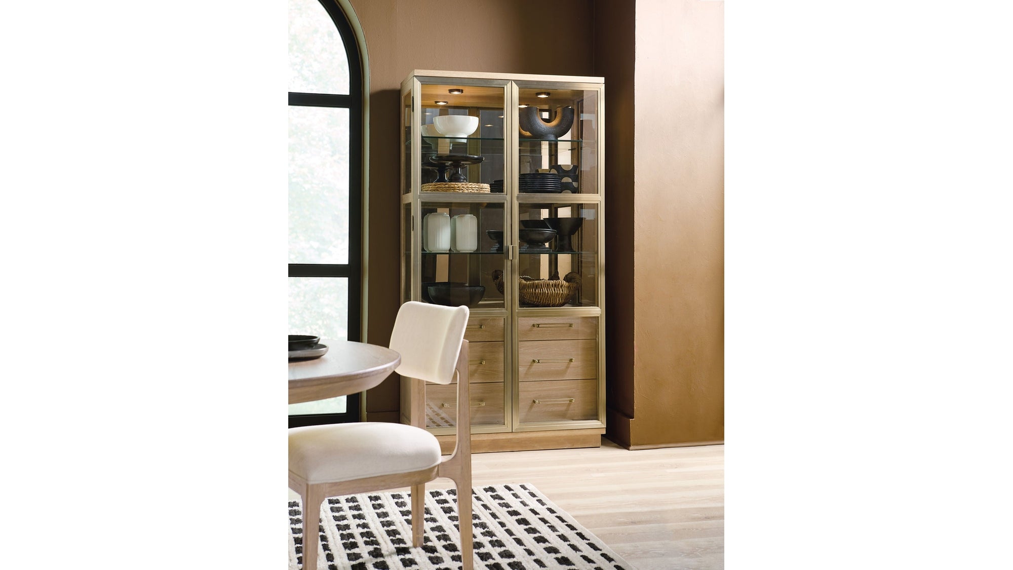 Banyon Bay - Display Cabinet - Desert Oak