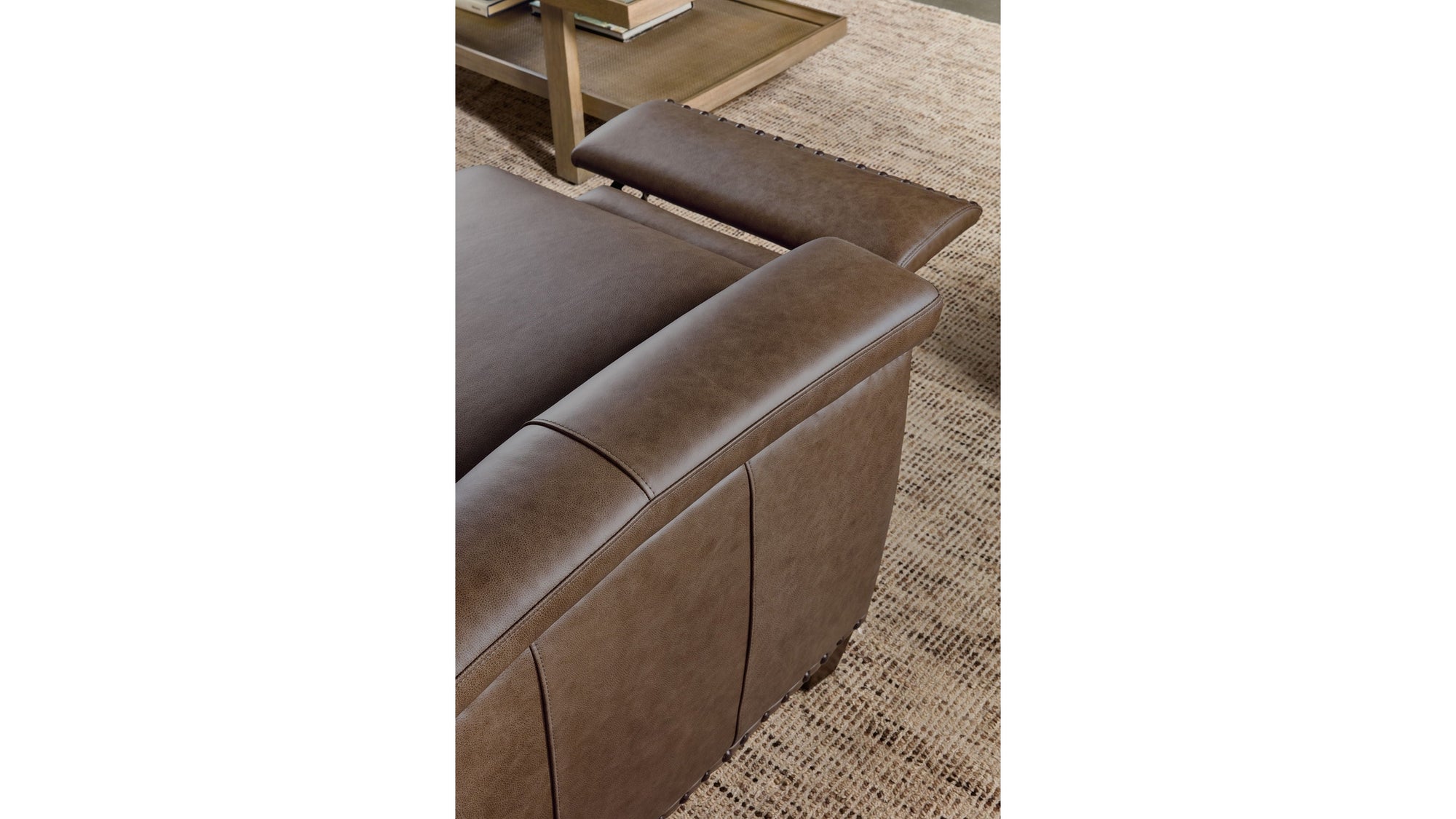 MS - Julian Zero Gravity Power Recliner with Power Headrest - Dark Brown