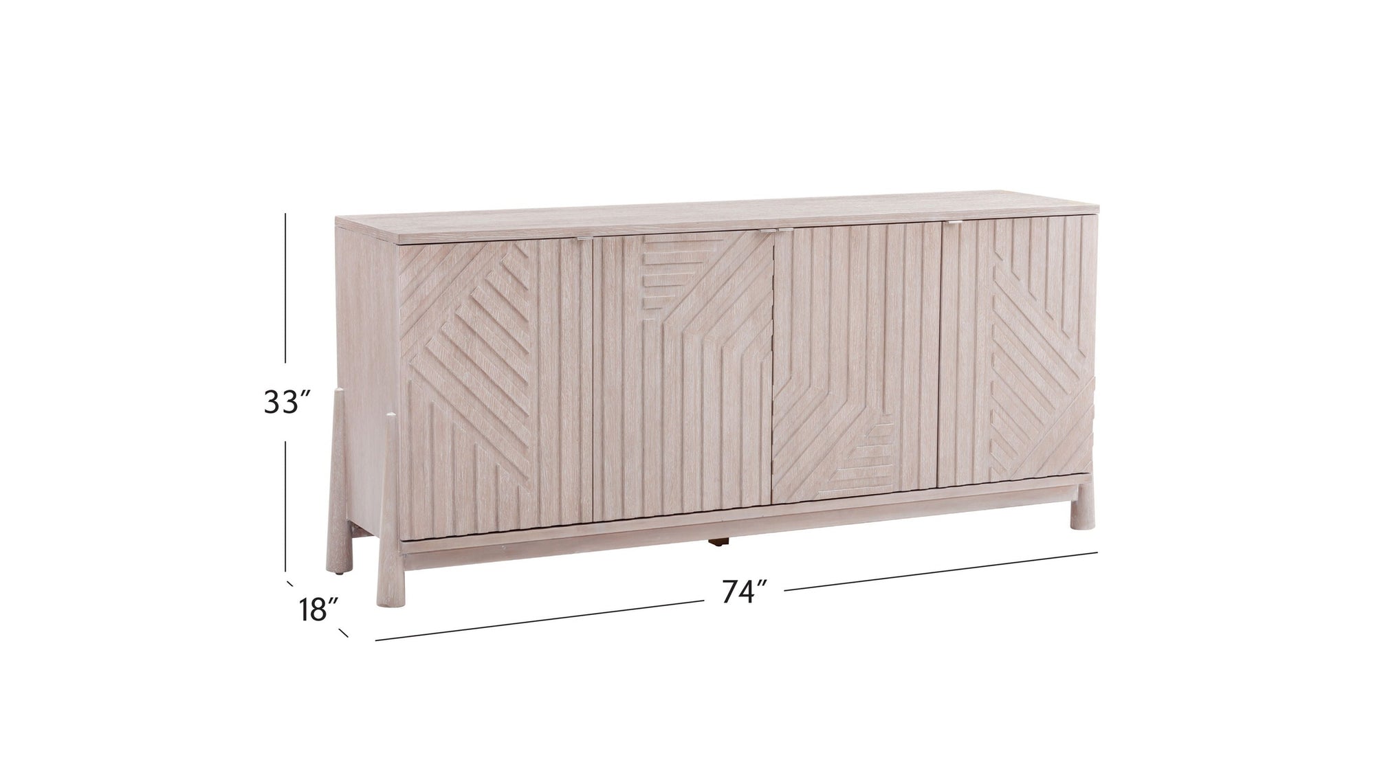 Horizons - Server - Cerused White Oak